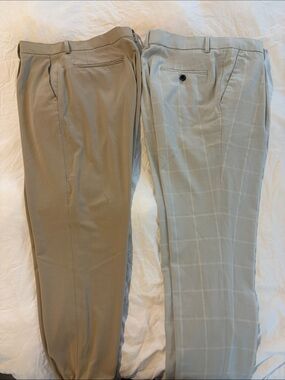 ASOS Pair of Dress Trousers. Gray & Khaki
